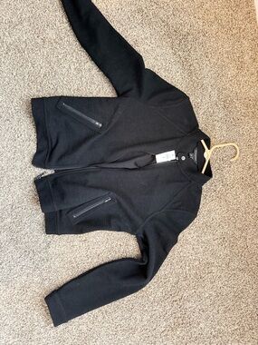 Banana Republic Black Bomber Jacket